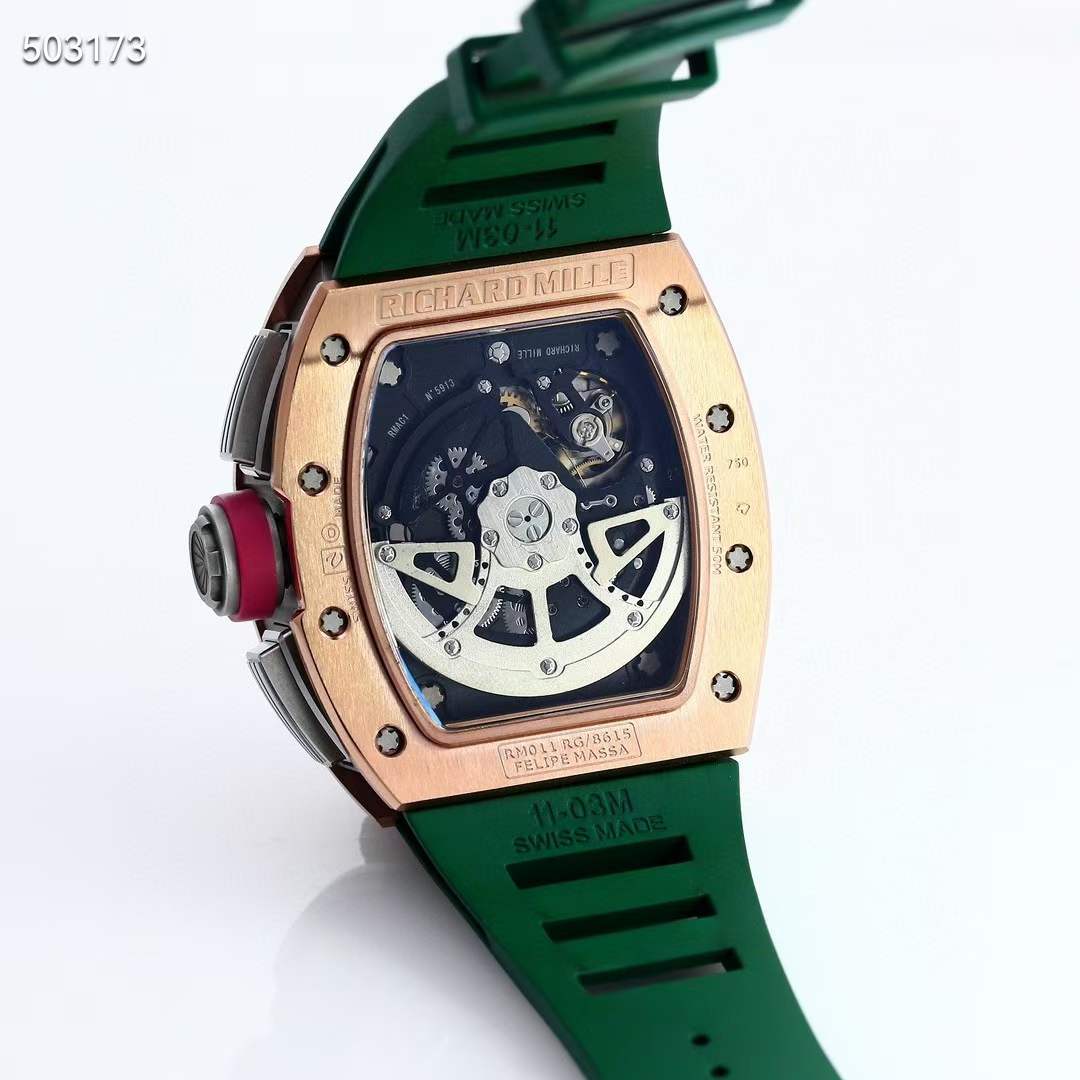 리차드밀 2023 RM011 FM 그린스트랩 시계 워치